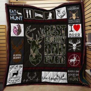 Hunting Quilt Blanket Ver 41  Quilt